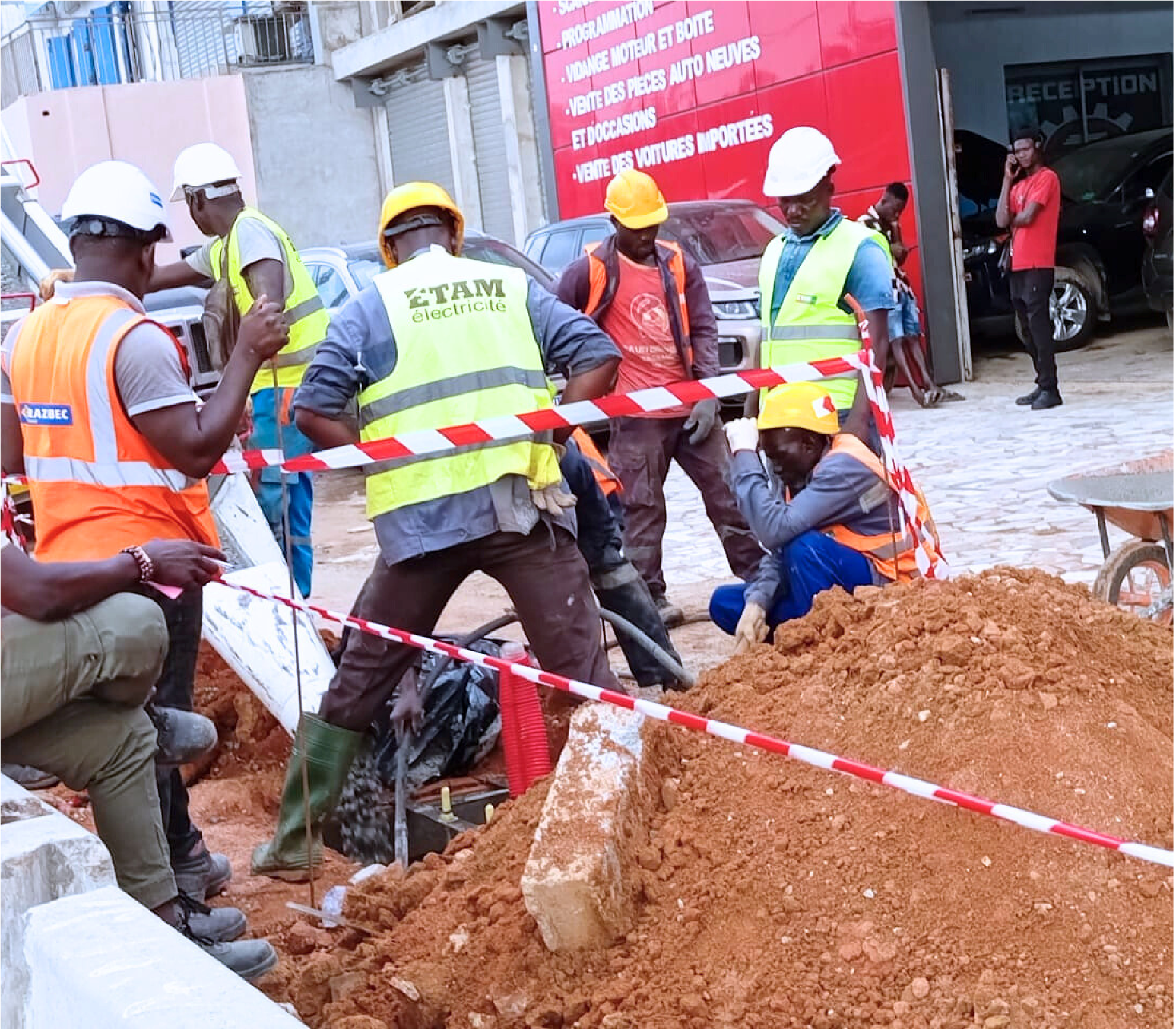 image Tunnel en plein travaux